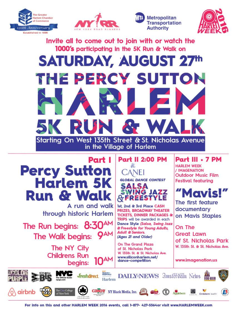 Harlem Week Ad for August 27th